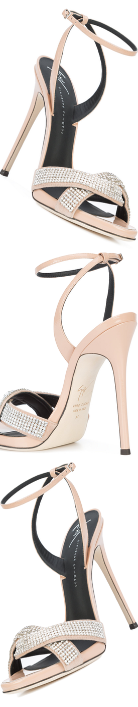 GIUSEPPE ZANOTTI DESIGN Embellished Crossover Sandals