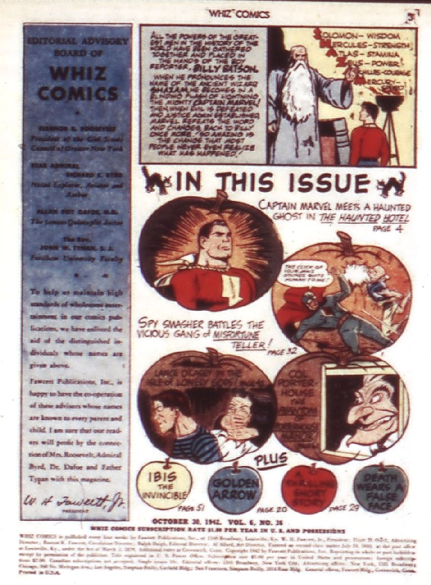Read online WHIZ Comics comic -  Issue #36 - 3