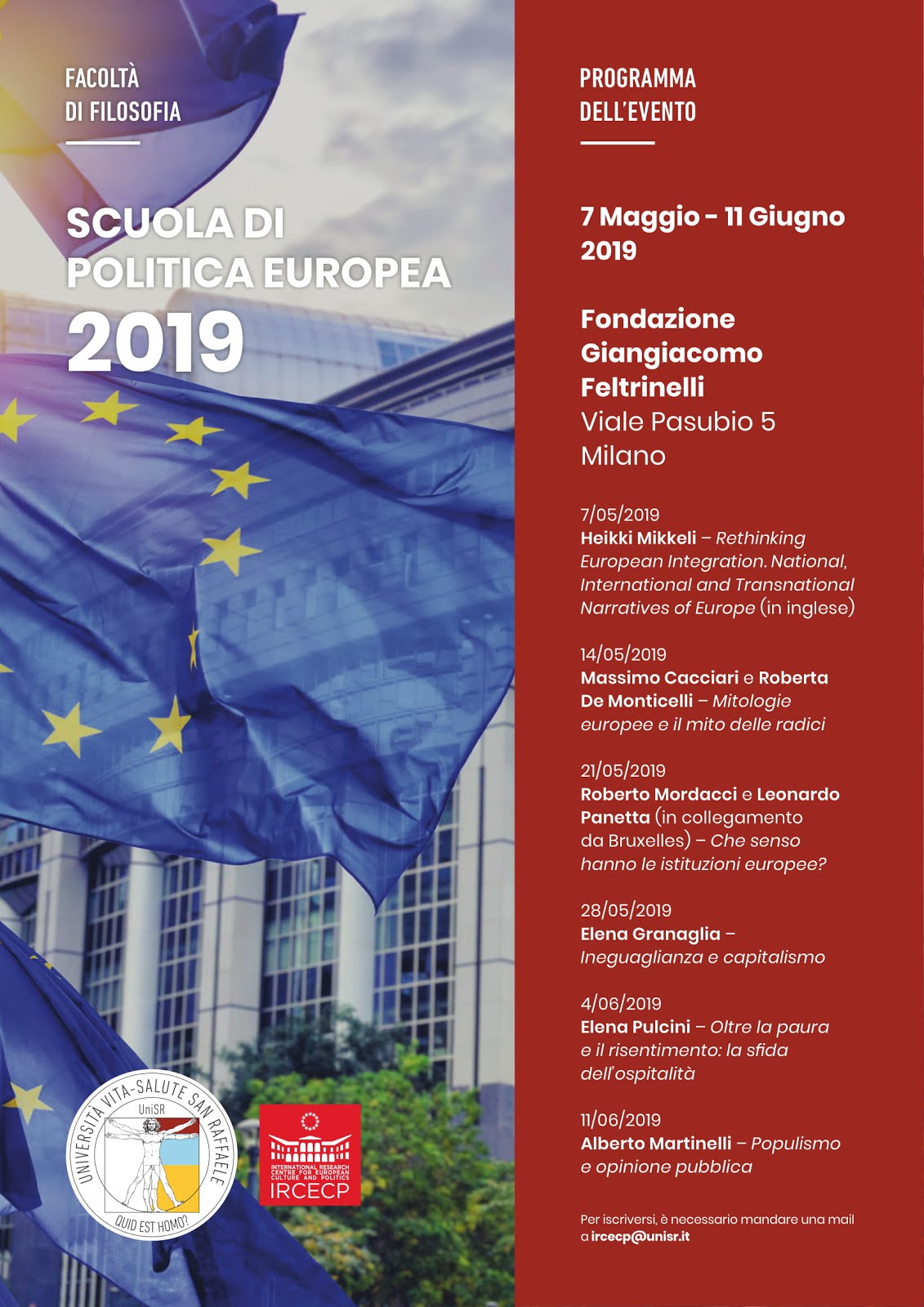 SCUOLA DI POLITICA EUROPEA 2019