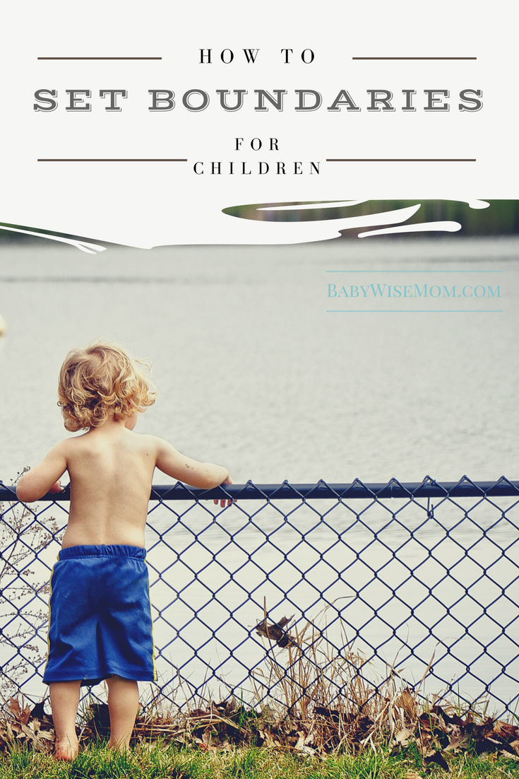 How to Set Boundaries Chronicles of a Babywise Mom
