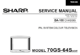 Skema TV SHARP 70GS-64S Chassis DA-100