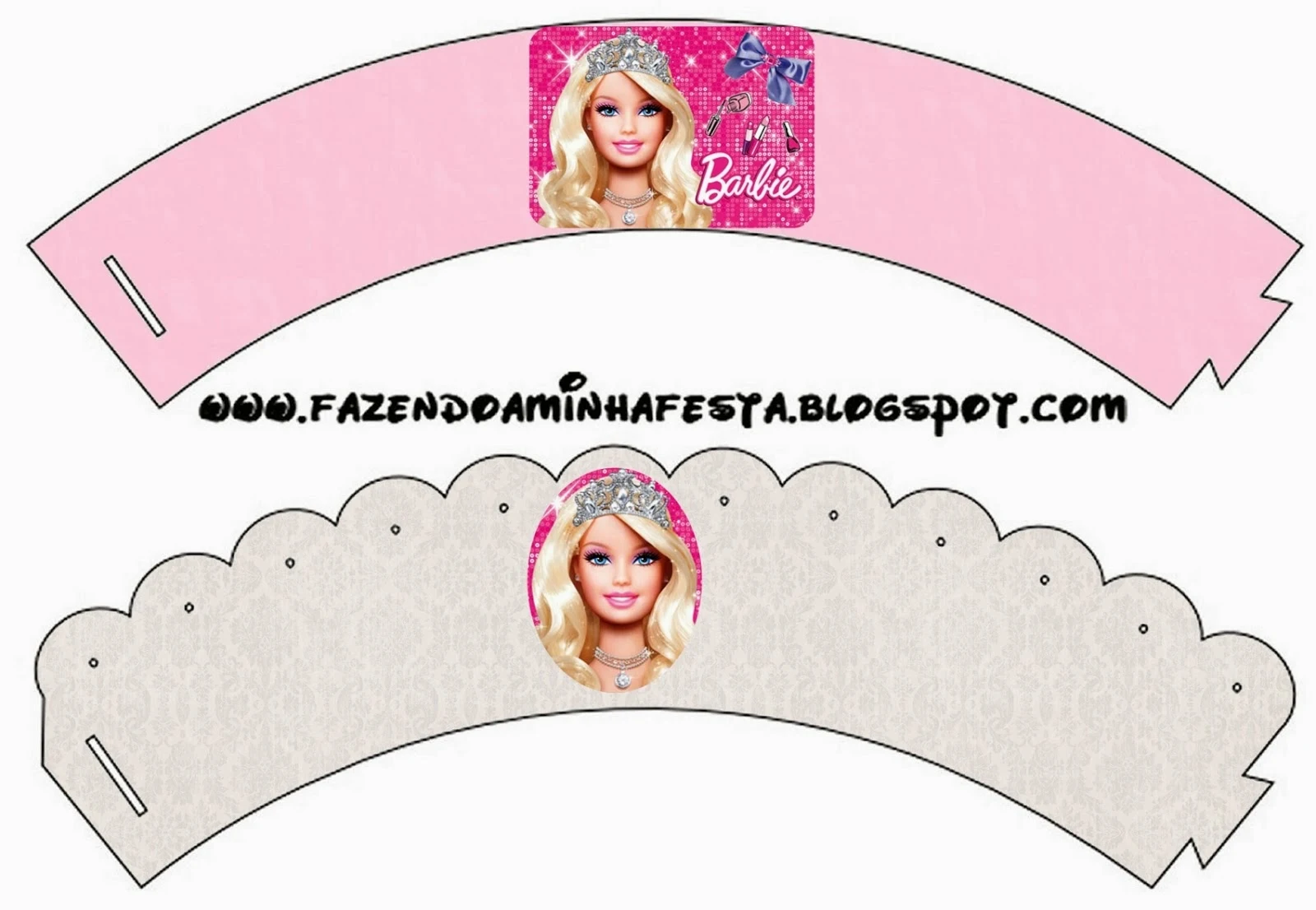 Barbie Life Style Free Party Printables. Oh My Fiesta! in english