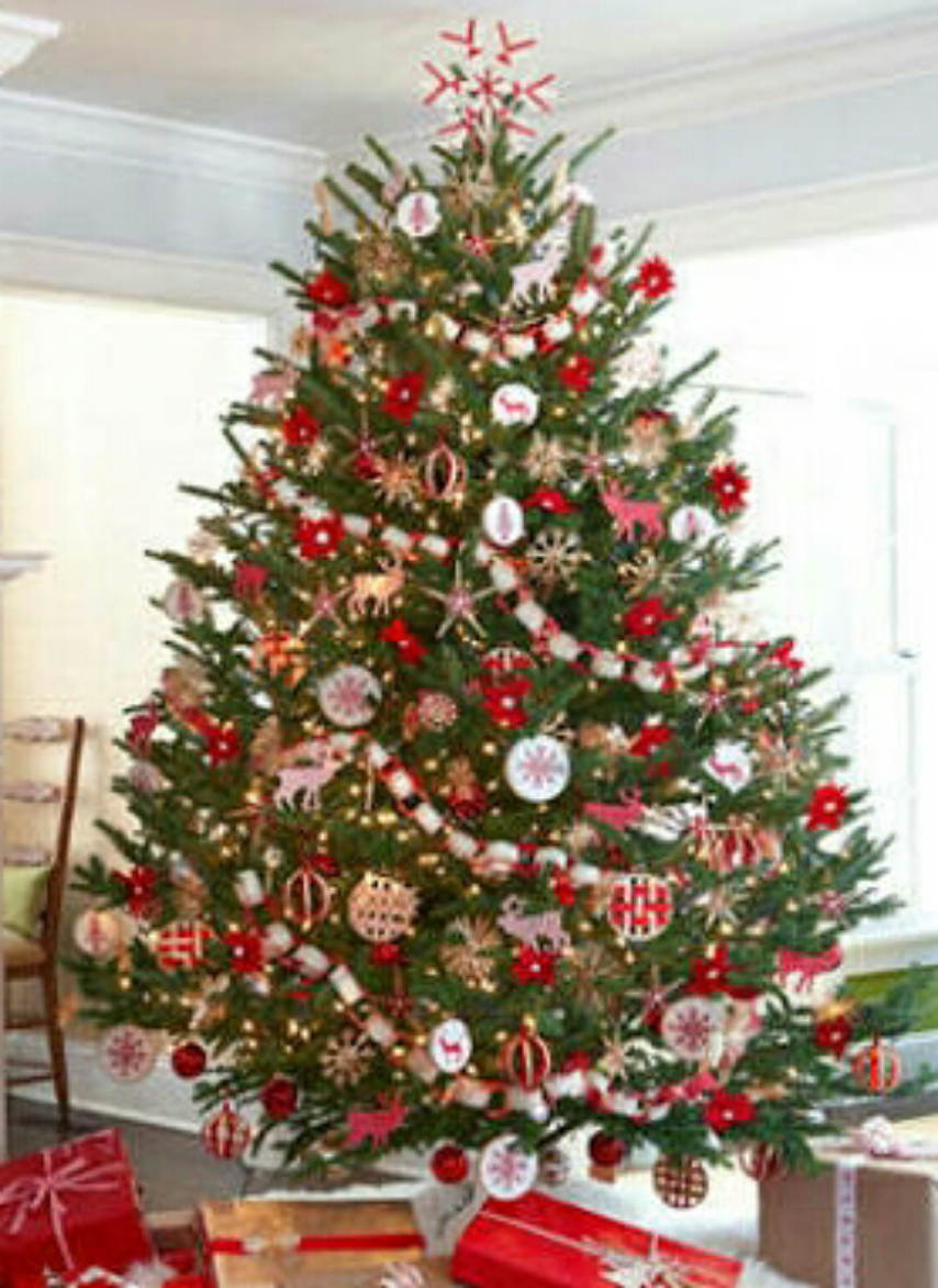 15 Contoh gambar dekorasi pohon natal tercantik dan unik 
