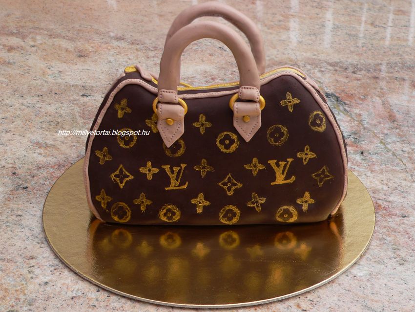 Get married Scissors donor Millye finomságai: Louis Vuitton táska torta