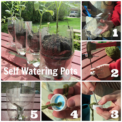 Pinterest Flips and Flops: DIY Self-watering Seed Starter Containers {link up}