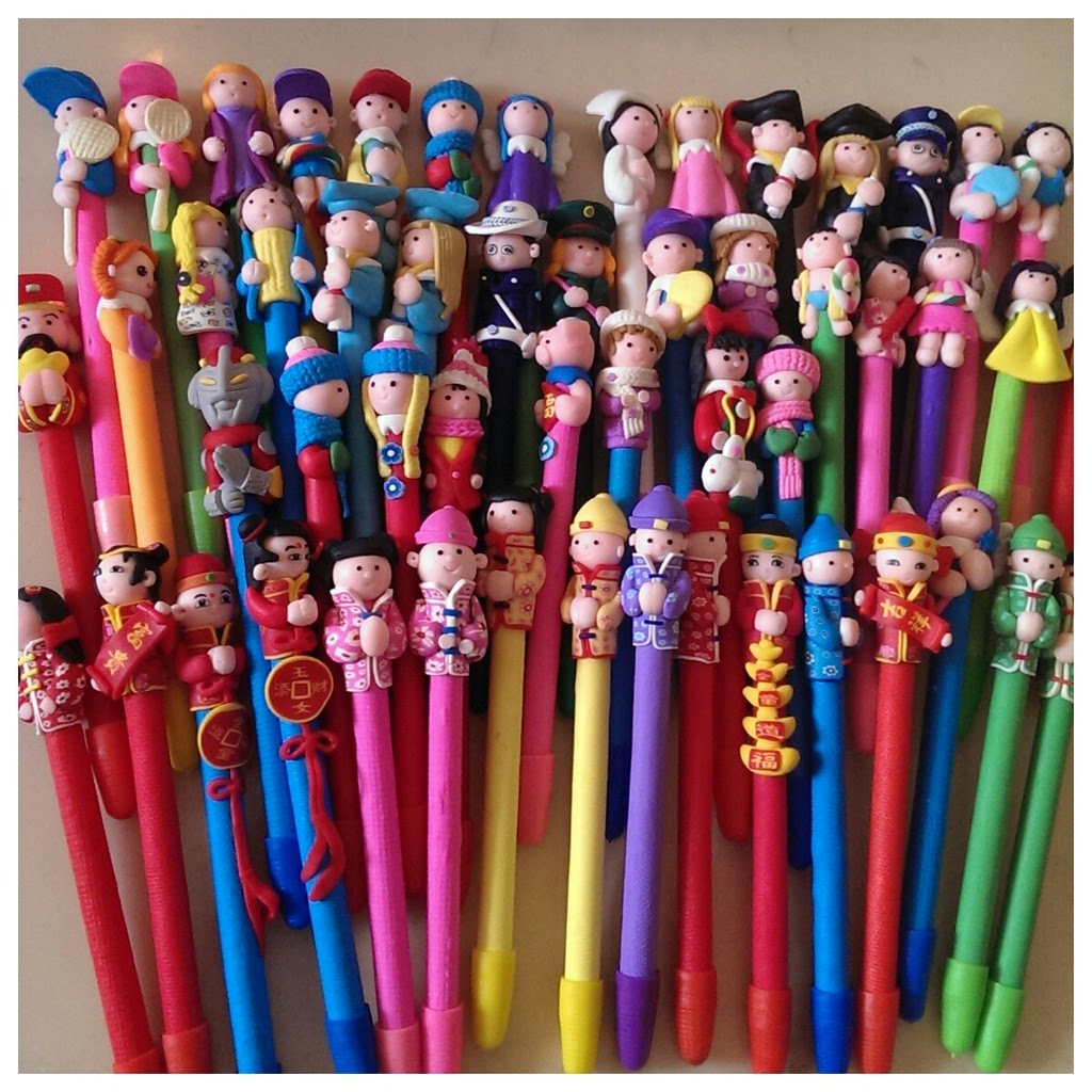 Souvenir Pulpen Boneka unik dan lucu