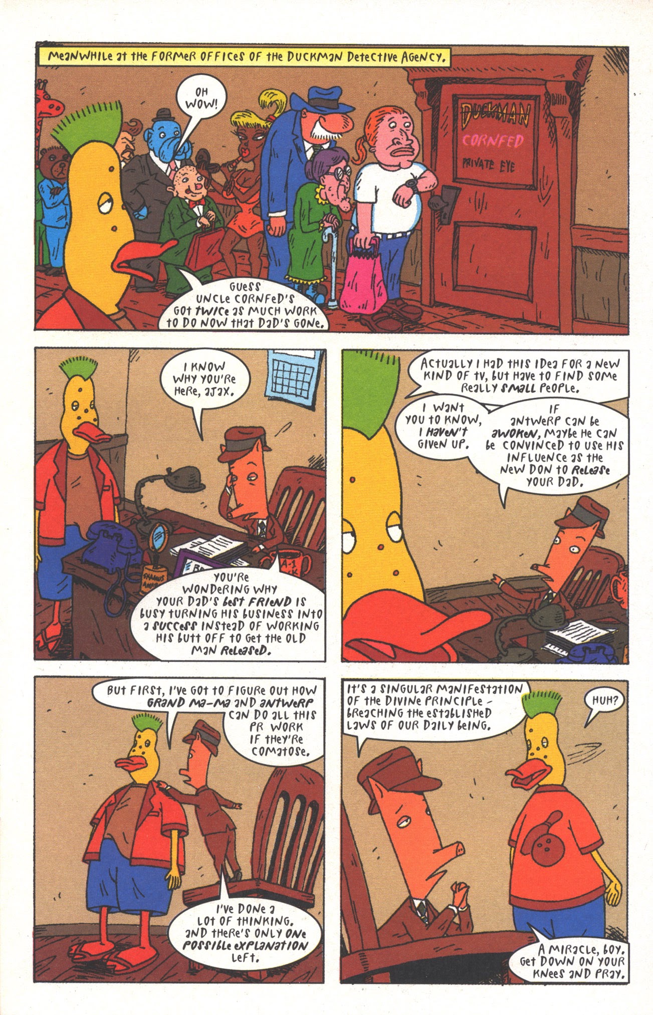 Read online Duckman : The Mob Frog Saga comic -  Issue #3 - 12