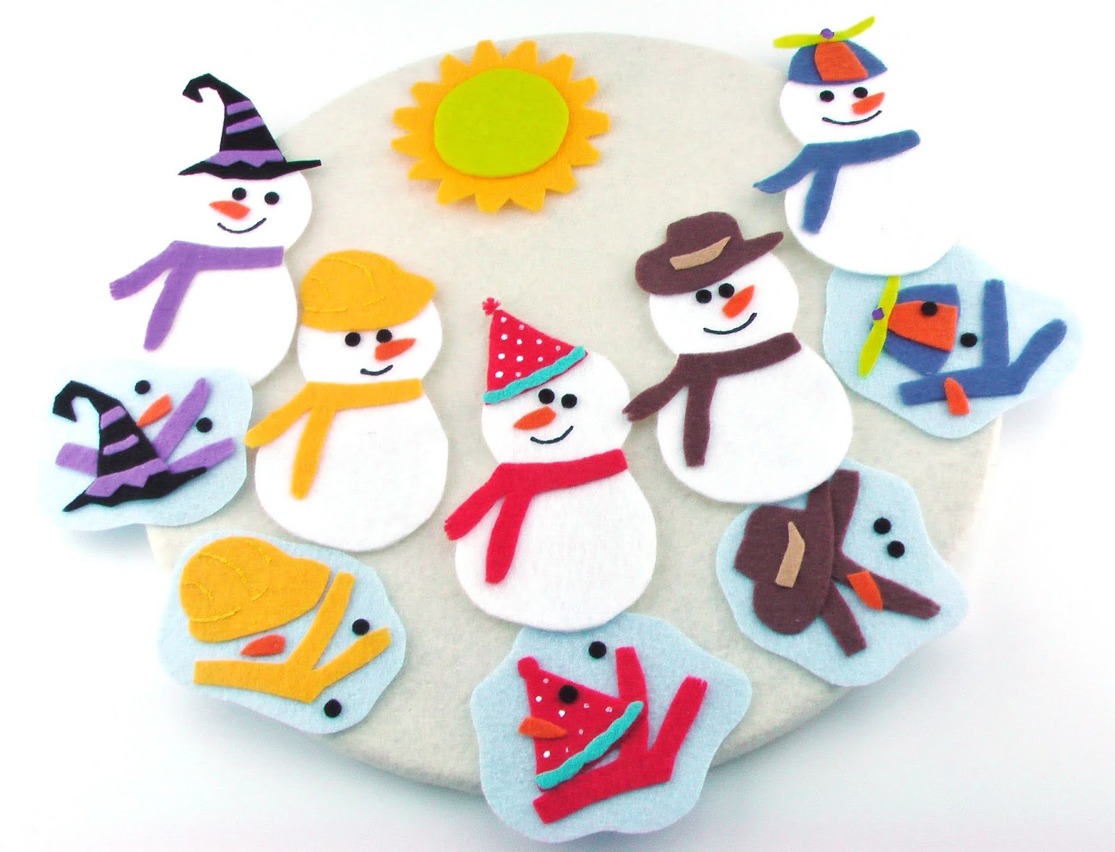 Flannel Board Fun Flannel Friday Snowmen!