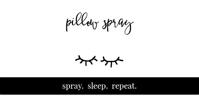 DIY Kissen Spray Pillow Mist Etikett Freebie Printable