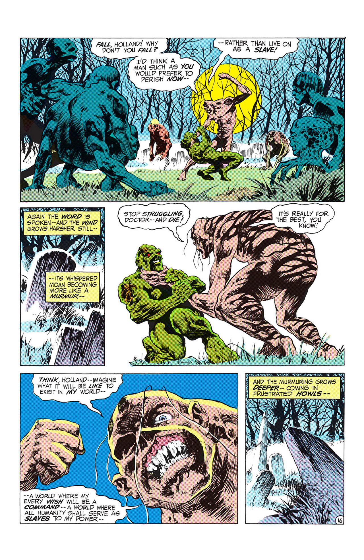 Read online Swamp Thing (1982) comic -  Issue #18 - 17