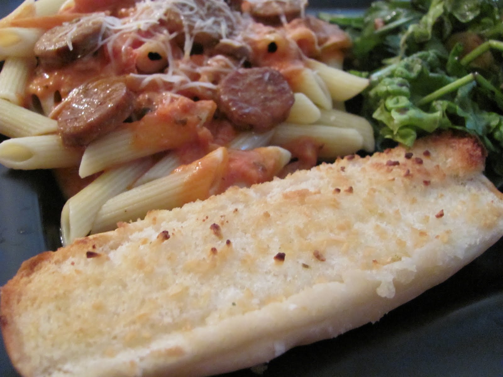 Liz's Livelihood Quick and Easy Garlic "Hot Dog Bun" Bread