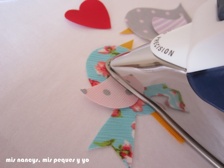 mis nancys, mis peques y yo, tutorial aplique en camiseta, birds in love, planchar sin vapor