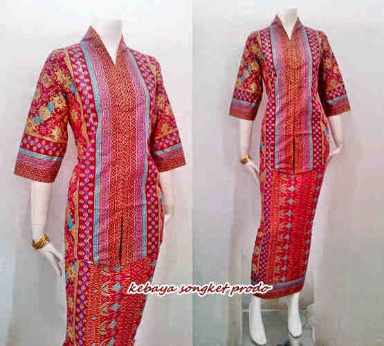  Baju  Batik Model Kebaya Motif Songket  Prodo