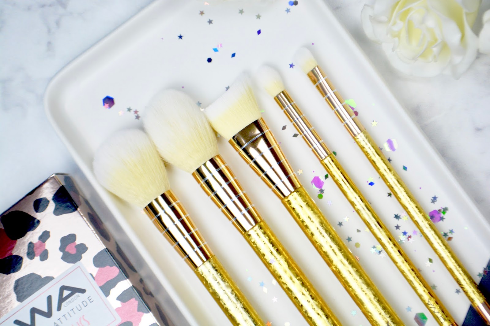 Girls With Attitude Luxe Metallics Makeup Brush Set Girls With Attitude Luxe Metallics Makeup Brush Set