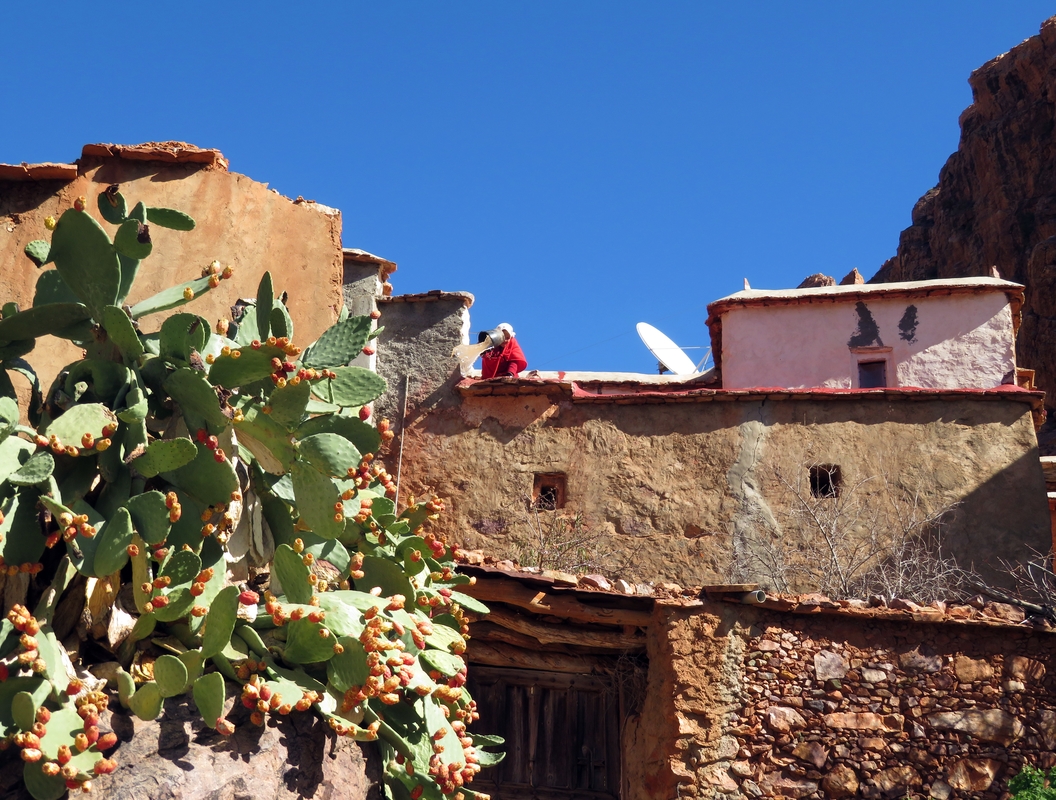 Традиционный берберский дом в горах Антиатласа