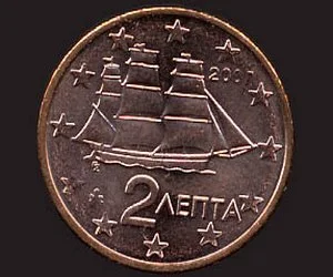 греческая монета «лепто»