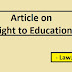 Right to Education
