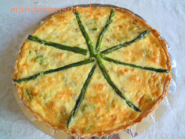 Quiche De Espárragos.
