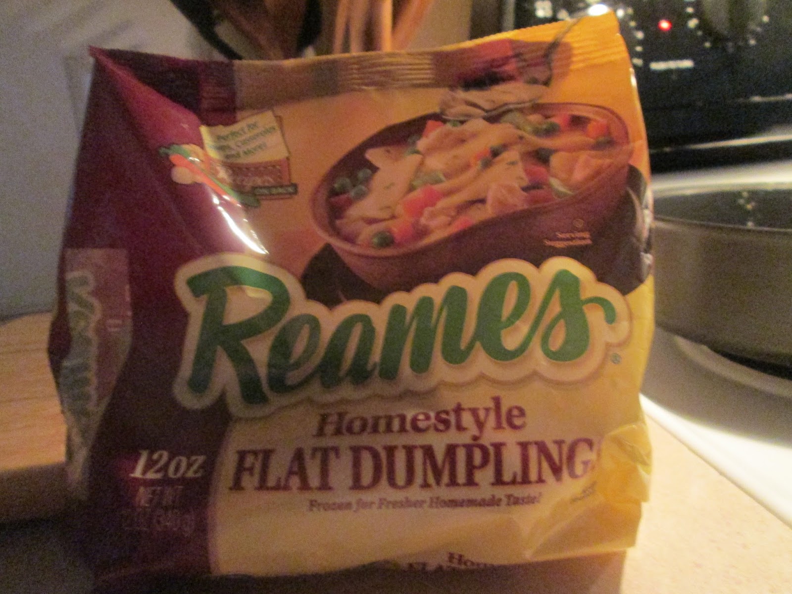 Diab2Cook Reames Chicken and Dumplings and Sliced Carrots