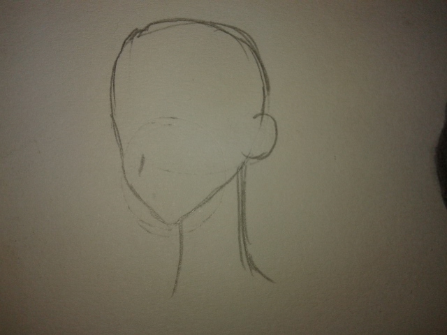 tutorial menggambar kepala anime dari damping