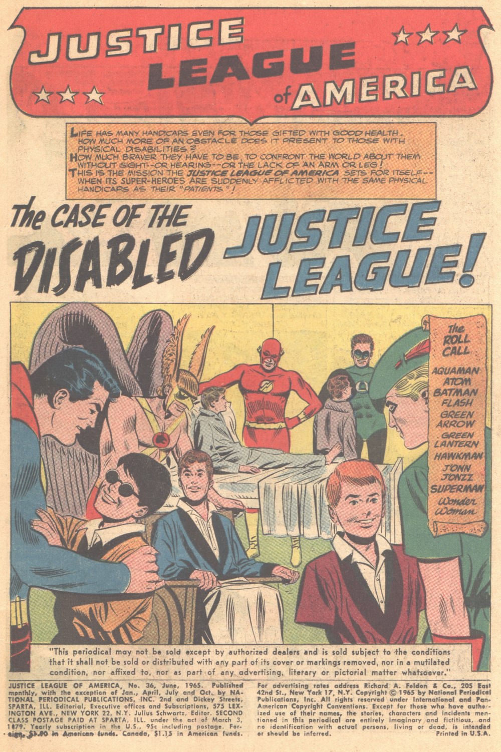 Justice League of America (1960) 36 Page 1