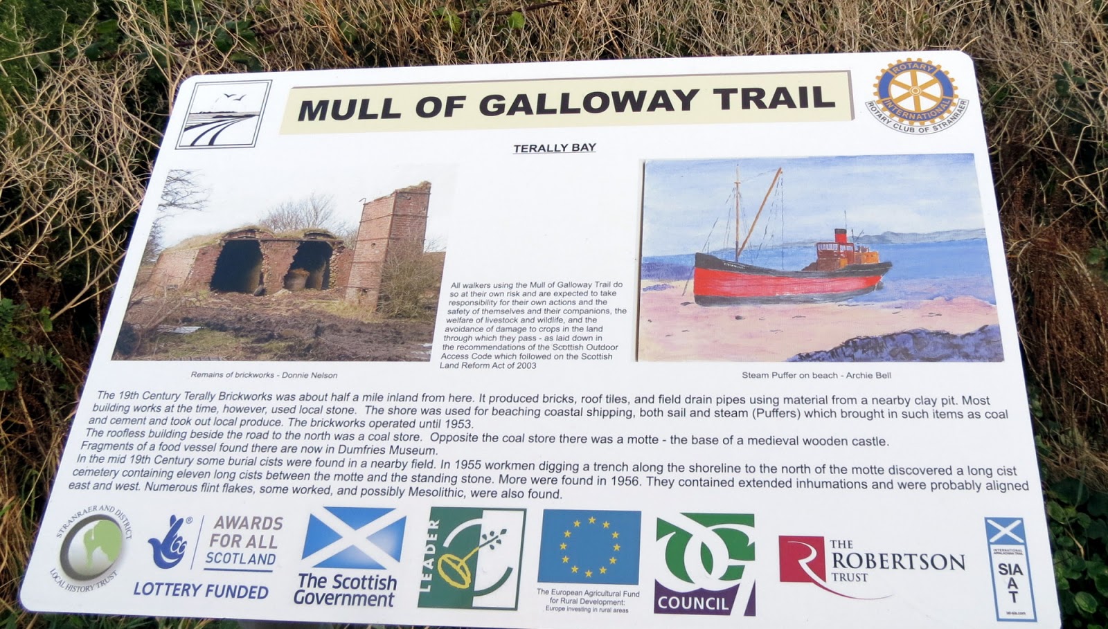 The Glebe Blog: Wigtownshire Ramblers Drummore to Sandhead Coastal ...