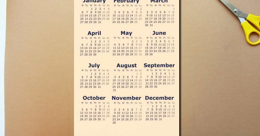 2020 (12 months per page) Calendars Printable ''4 Designs in Plum''