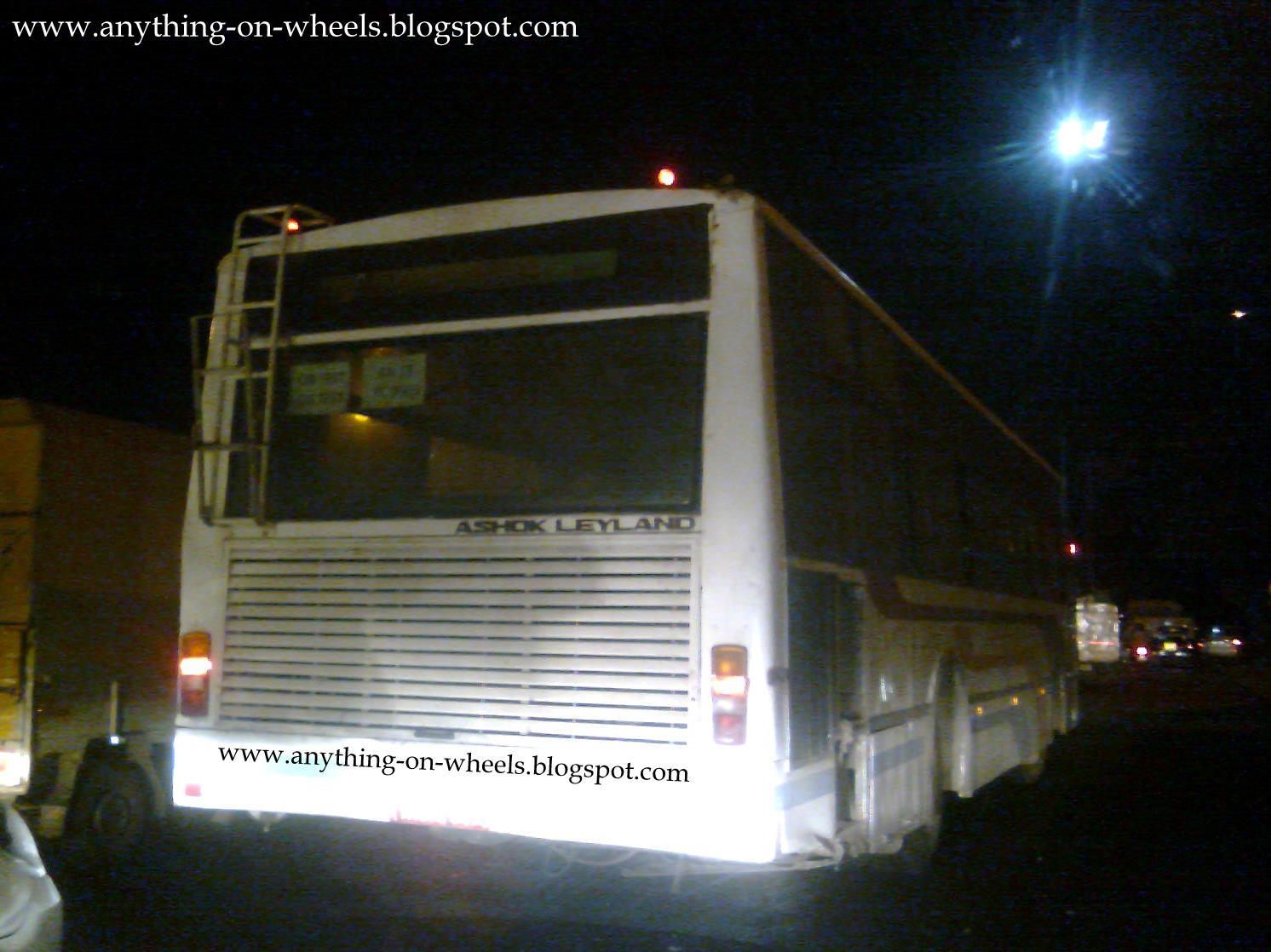 ANYTHING ON WHEELS Ashok Leyland rearengined bus spotted testing in