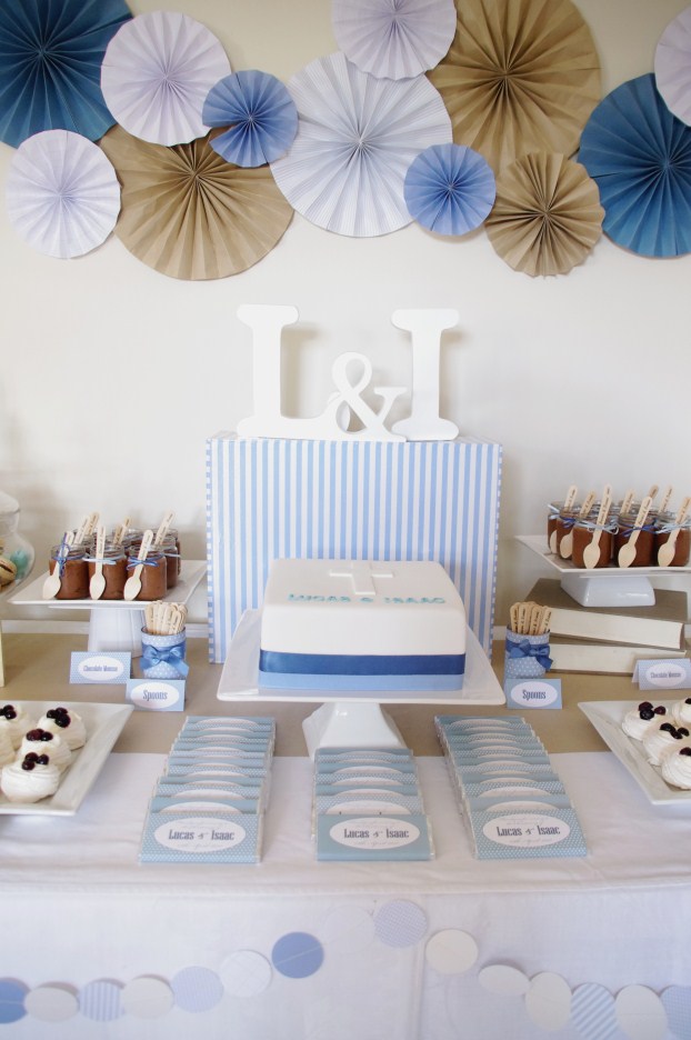Little Big Company The Blog Twin Christening Party by Party Cakes