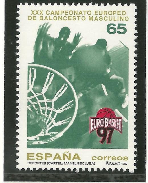 Spainfilatelia XXX CAMPEONATO EUROPEO DE BALONCESTO MASCULINO