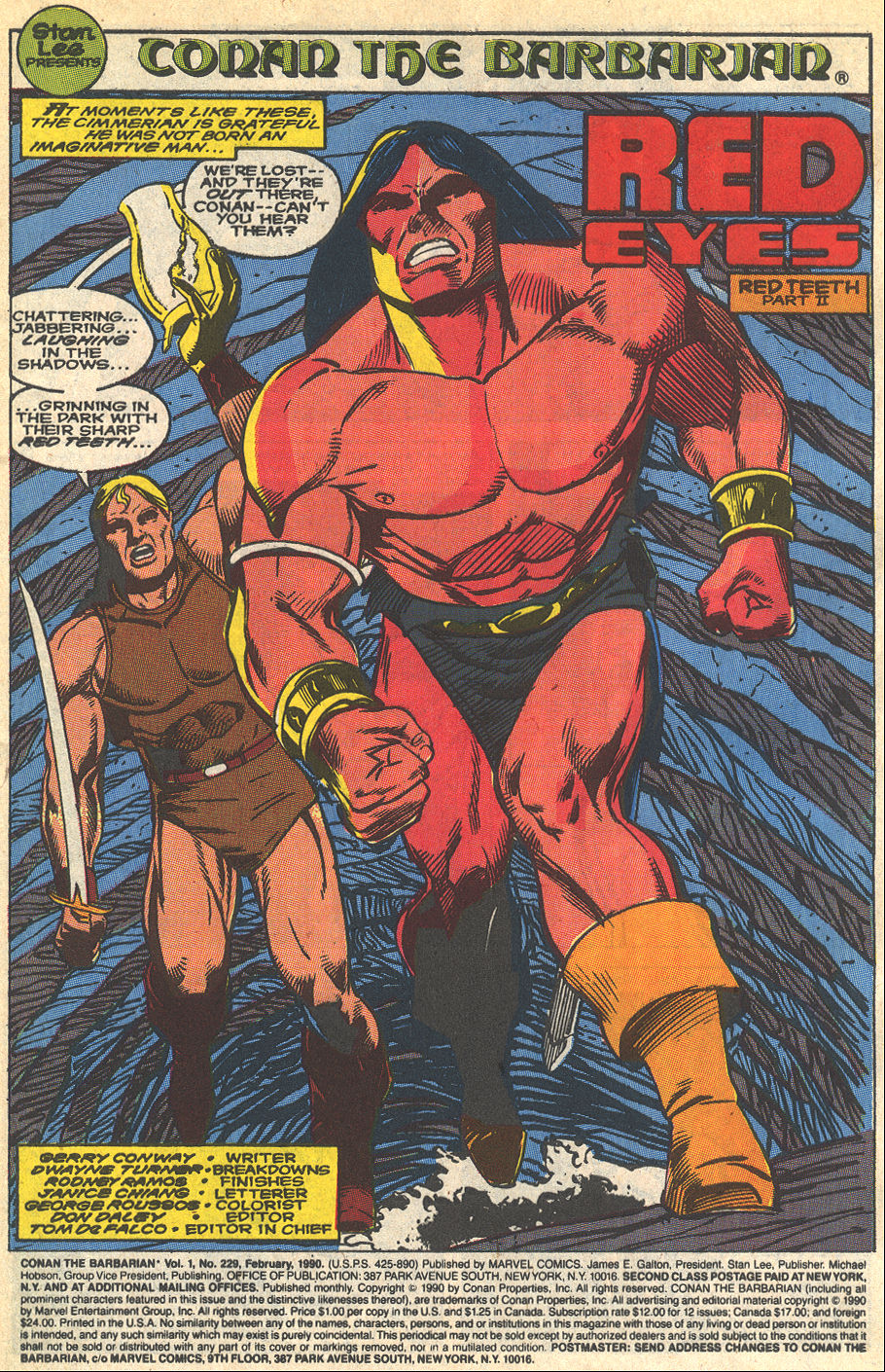Read online Conan the Barbarian (1970) comic -  Issue #229 - 2