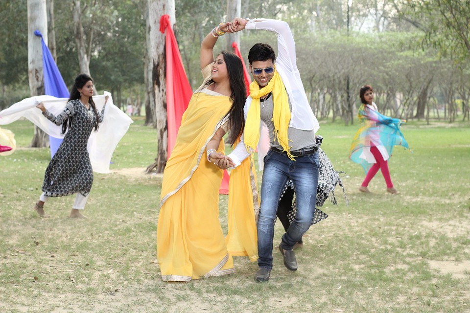 Herogiri Poster wikipedia, Anand Ojha, Kajal Raghwani HD Photos wiki