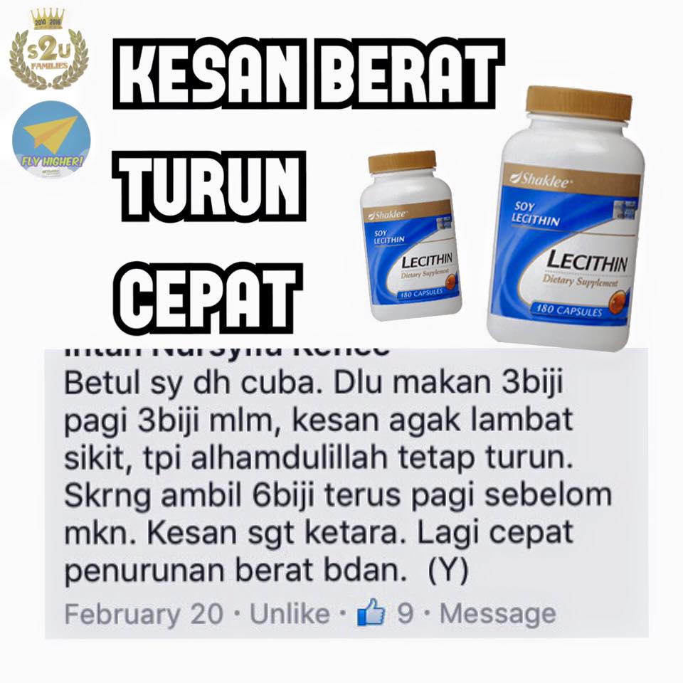 Testimonial Lecithin Terbaik Untuk Usaha Kurus!