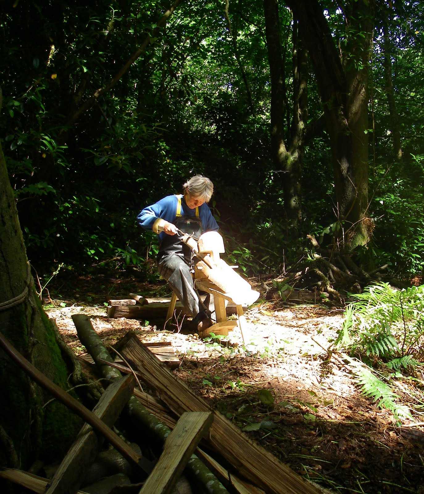 Cornish Woodland Workshop Our first green woodworking course