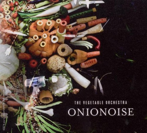 Onionoise. Portada del disco de La Orquesta de las Verduras
