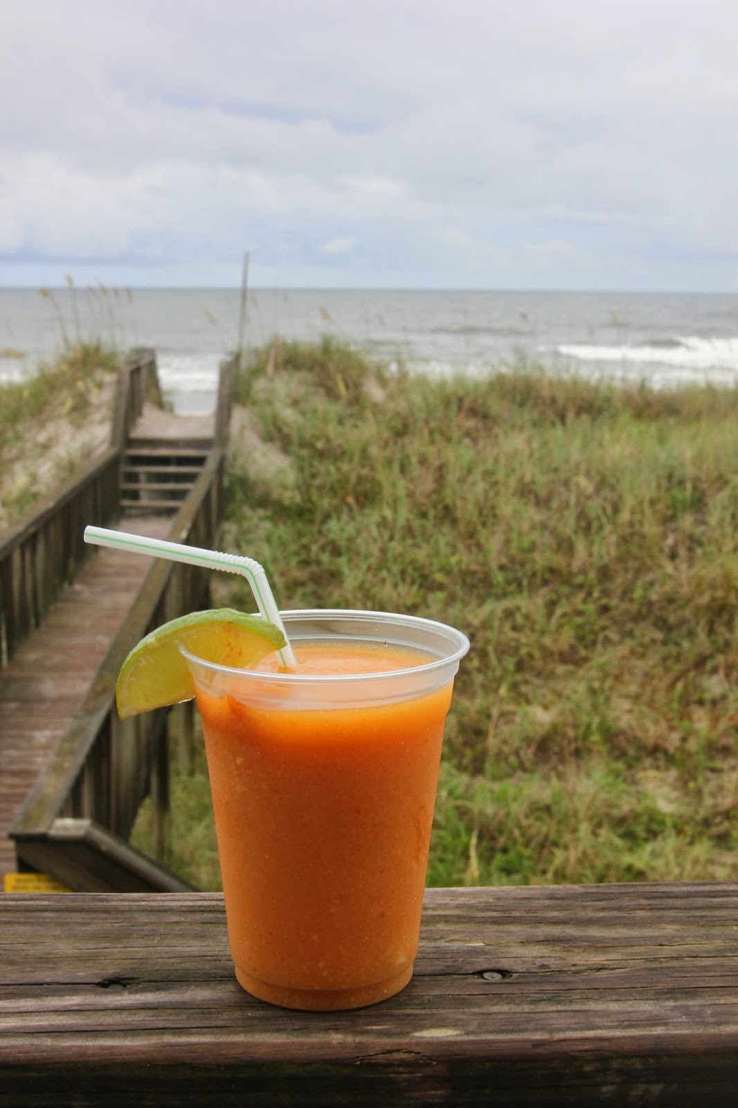 carmen's kitch Peach and Basil Frozen Daiquiri
