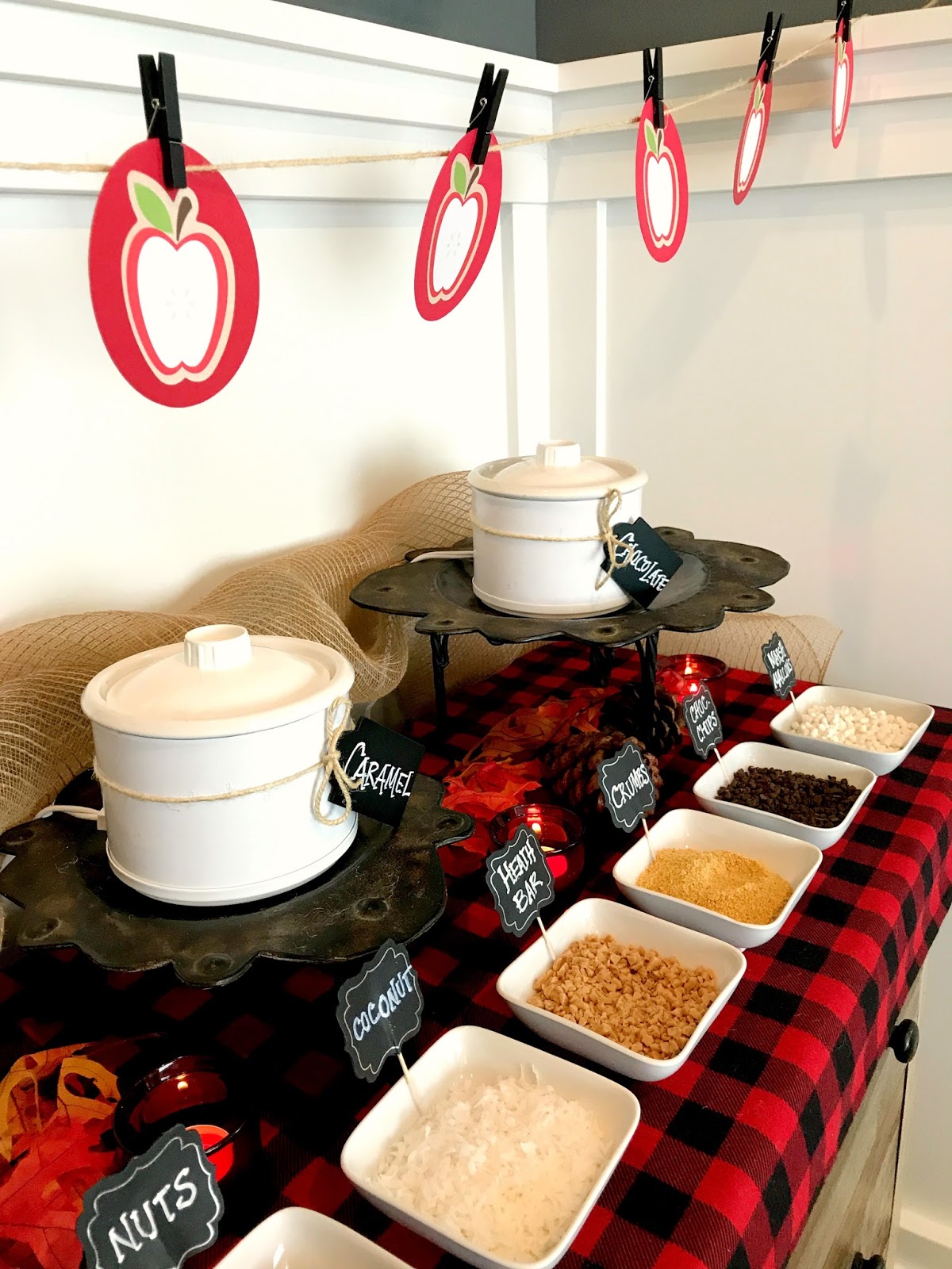 michelle paige blogs Make Your Own Apple Slice Dipping Bar