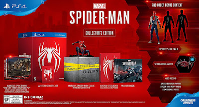 Marvels Spider Man Game Cover Ps4 Collectors Edition