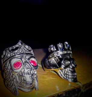 cincin tengkorak ,cincin skull ring