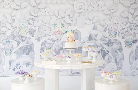 101 fiestas: Un lindo búho para decorar tu baby shower