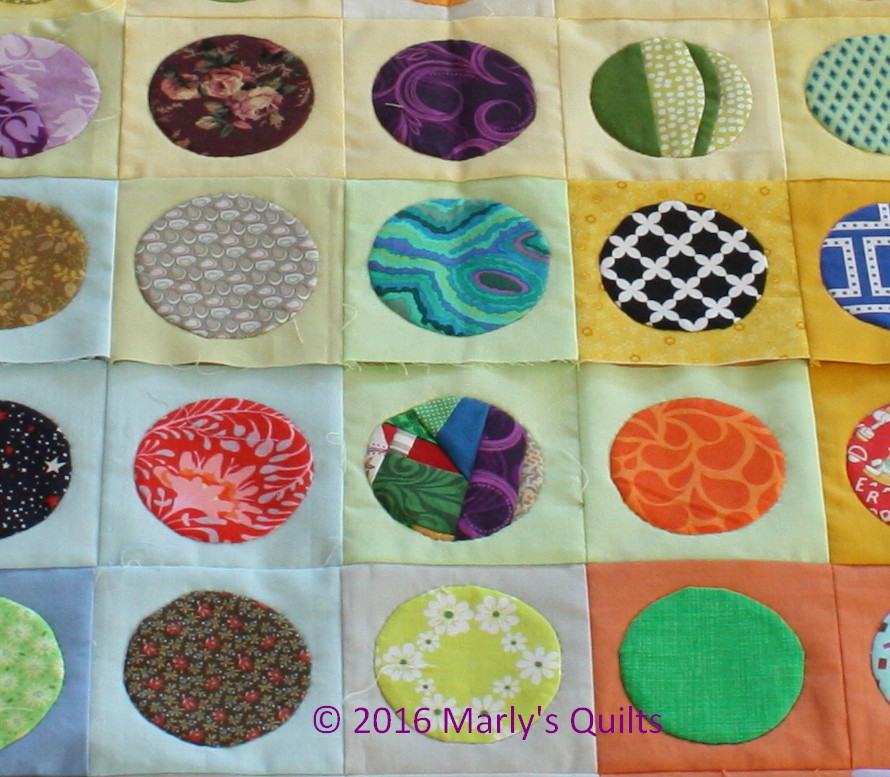 Marly's Quilts: Quilty 365: Circles in August