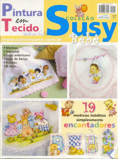 Creaciones Mariluz Colección Susy Pintura En Tejido Bebés Nº 1 Edminuano