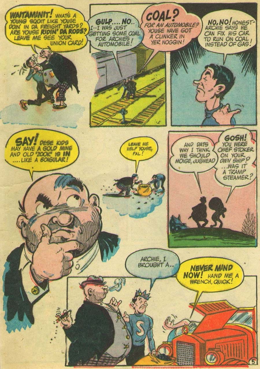 Read online Pep Comics comic -  Issue #54 - 7