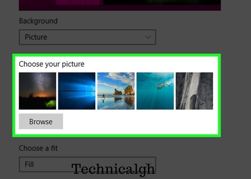 How to Change Wallpaper on Windows 10 TechnicalGh
