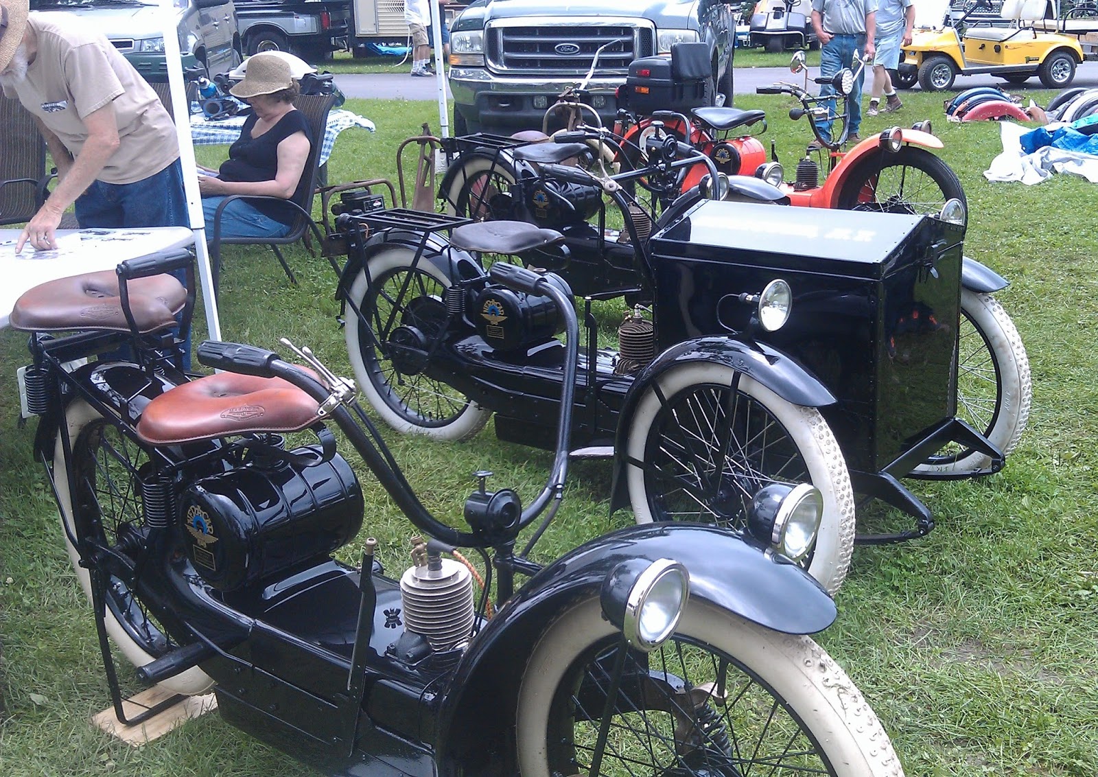 Fast is fast... 2015 Wauseon national antique motorcycle swap meet and