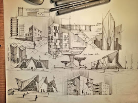 04-Multiple-Modern-sketches-Ibragim-Mustanov-Traditional-and-Modern-Architecture-plus-Video-www-designstack-co
