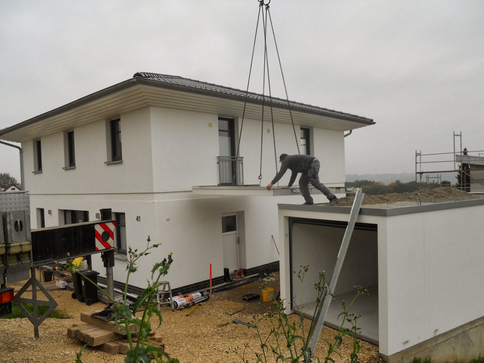 stadtvilla mit carport Stadthaus mit carport und dachterrasse