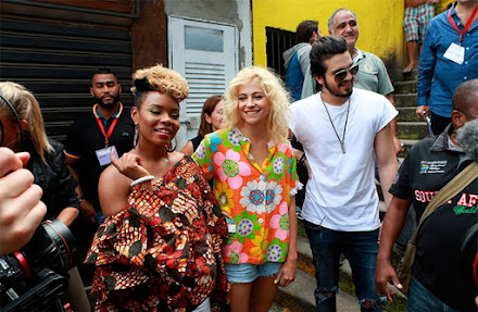 Luan Santana grava clipe ao lado de Pixie Lott e Yemi Alade - Rio de Janeiro 