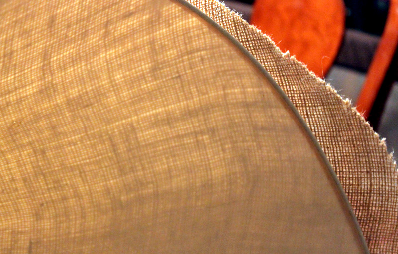 Burlap Covered Lamp Shade Tutorial The Cottage Mama