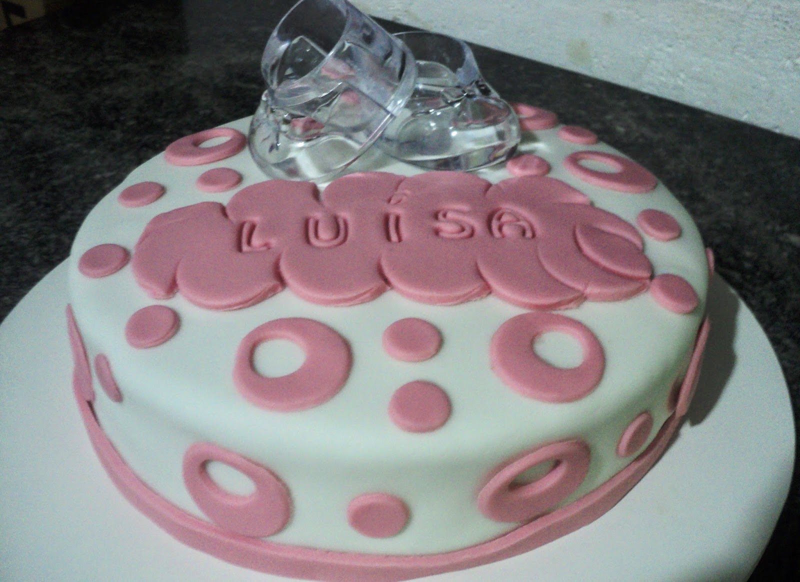 Marshmallow kit Festas Bolo Personalizado Chá de Bebê Sapatinho de